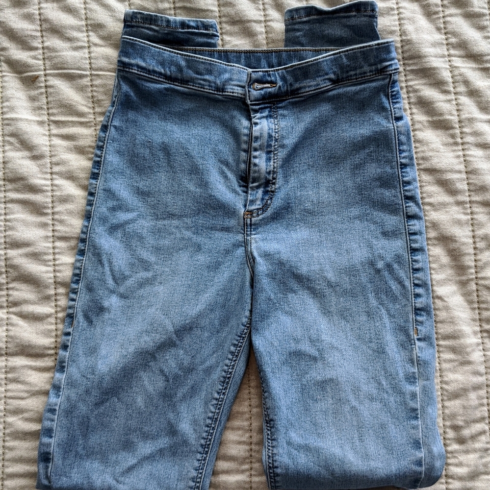Topshop Joni Jeans - Light Blue W28/L34